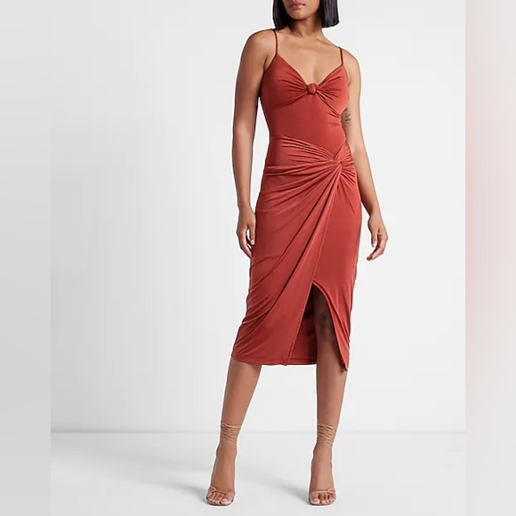 EXPRESS: Body Contour Compression Thong Bodysuit - Picture 3 of 7